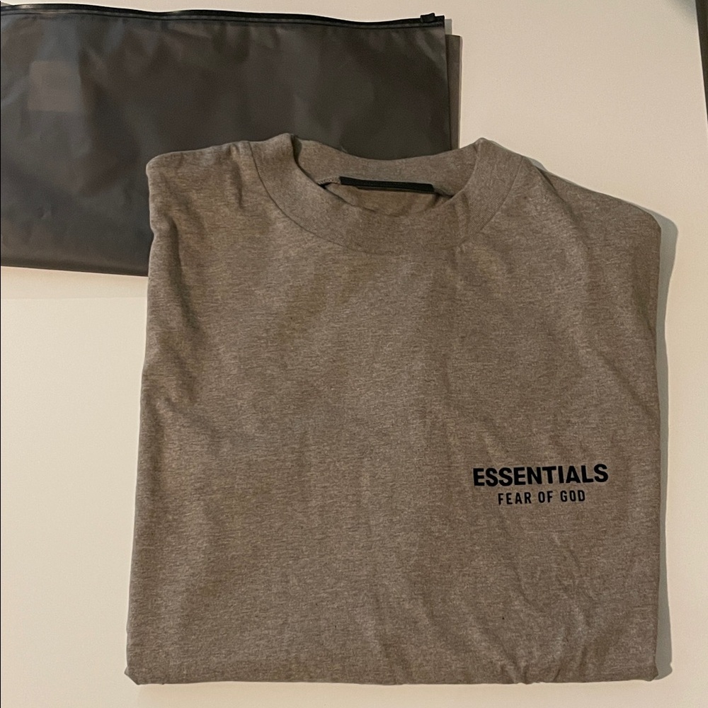 Fear of God Essentials Heather Gray Tee